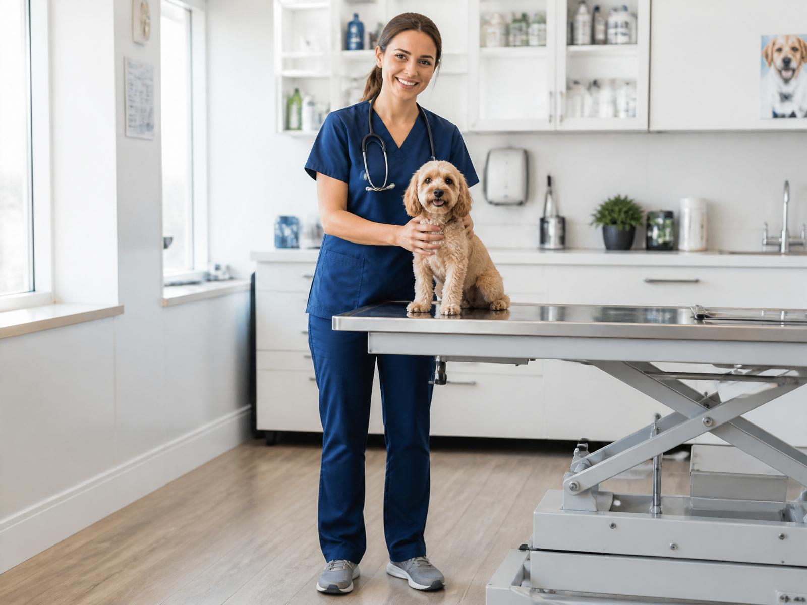 Hospital Veterinário Dr. Cesar - veterinária atendendo cão e gato em ambiente hospitalar moderno